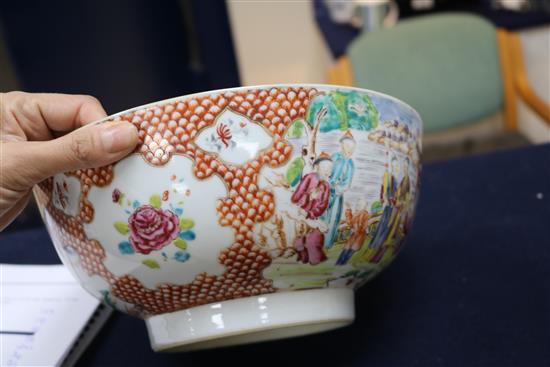 A Chinese bowl, height 12cm, diameter 26cm